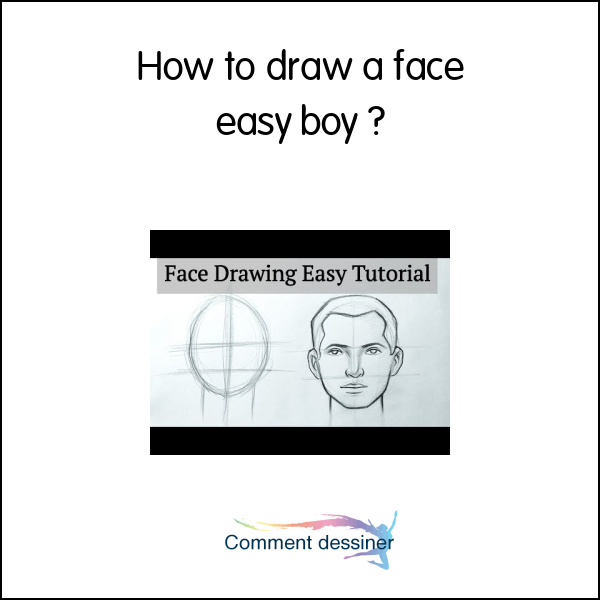 How to draw a face easy boy